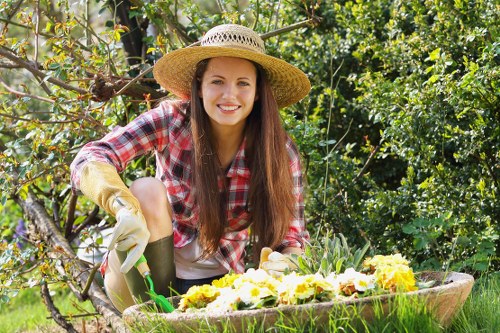 Hard landscaping and planting features for a Neasden garden